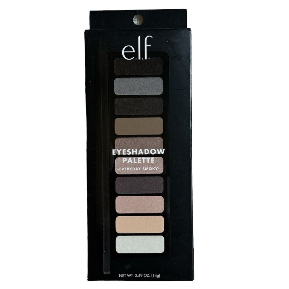 ELF Everyday Smoky Eyeshadow Palette NIB - 10 colors